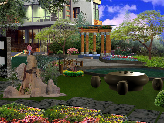 家庭庭院設計圖紙及效果圖方案大全